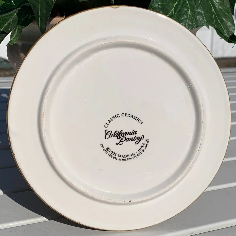 FINAL SALE Vintage Trivet Hotplate Decor California Pantry Classic Ceramic - Picture 4 of 8